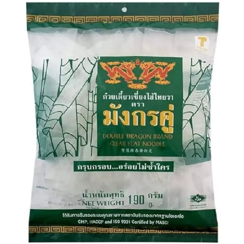DOUBLE DRAGON - Clear Flat Noodle